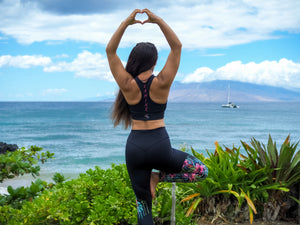 
                  
                    Hibiscus drip black Sports Leggings
                  
                