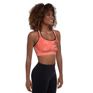 
                  
                    Coral Painapo Padded Sports Bra
                  
                