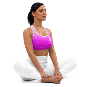 
                  
                    Purple Painapo Padded Sports Bra
                  
                