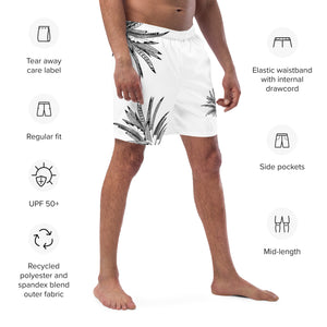 
                  
                    White Painapo Men's swim trunks
                  
                