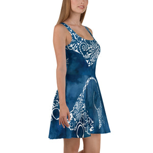 
                  
                    Blue Manta Skater Dress
                  
                