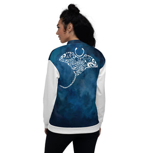 
                  
                    Blue Manta Bomber Jacket
                  
                