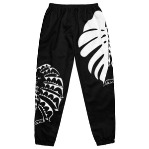 
                  
                    Black Monstera Unisex track pants
                  
                