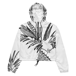 
                  
                    White Painapo cropped windbreaker
                  
                