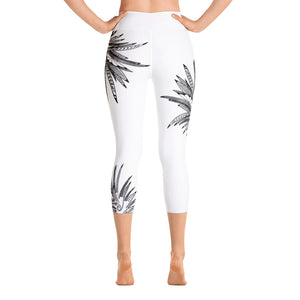 
                  
                    White Painapo Yoga Capri Leggings
                  
                