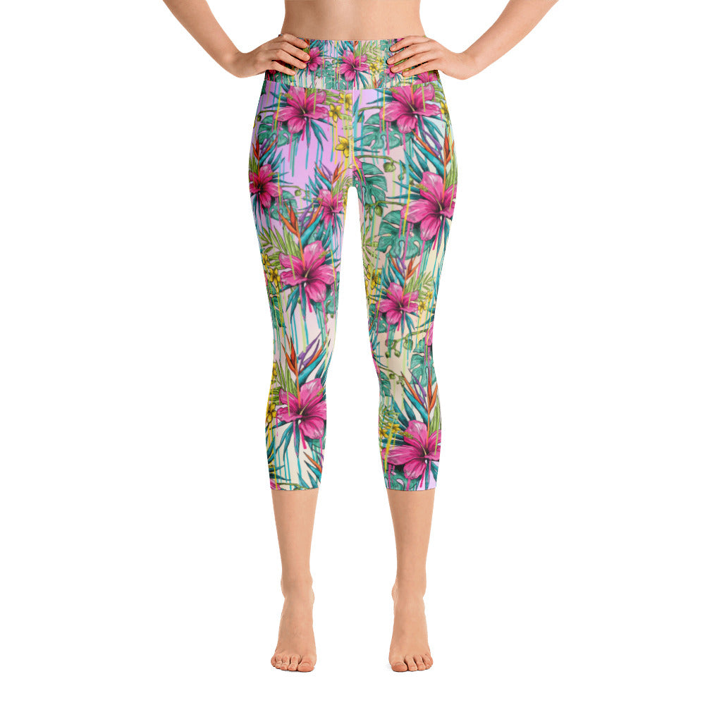 
                  
                    Hibiscus Drip Crop Leggings
                  
                