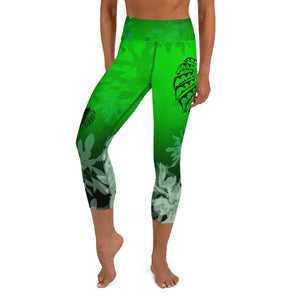 
                  
                    Green Monstera Yoga Capri Leggings
                  
                