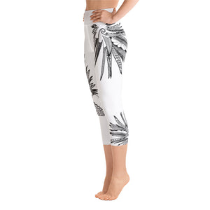 
                  
                    White Painapo Yoga Capri Leggings
                  
                