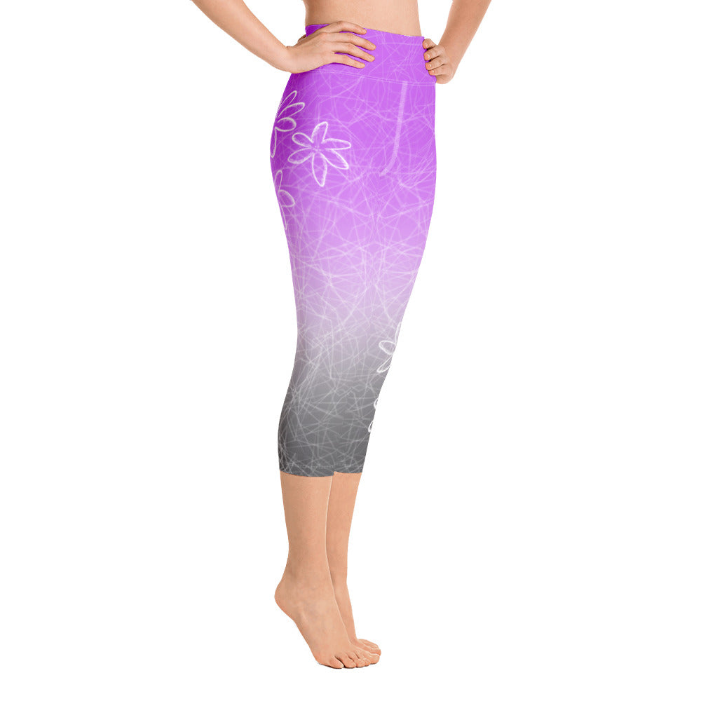 
                  
                    Purple Tiare Trio Yoga Capri Leggings
                  
                