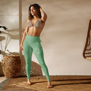 
                  
                    Mint Tiare Flow Yoga Leggings
                  
                