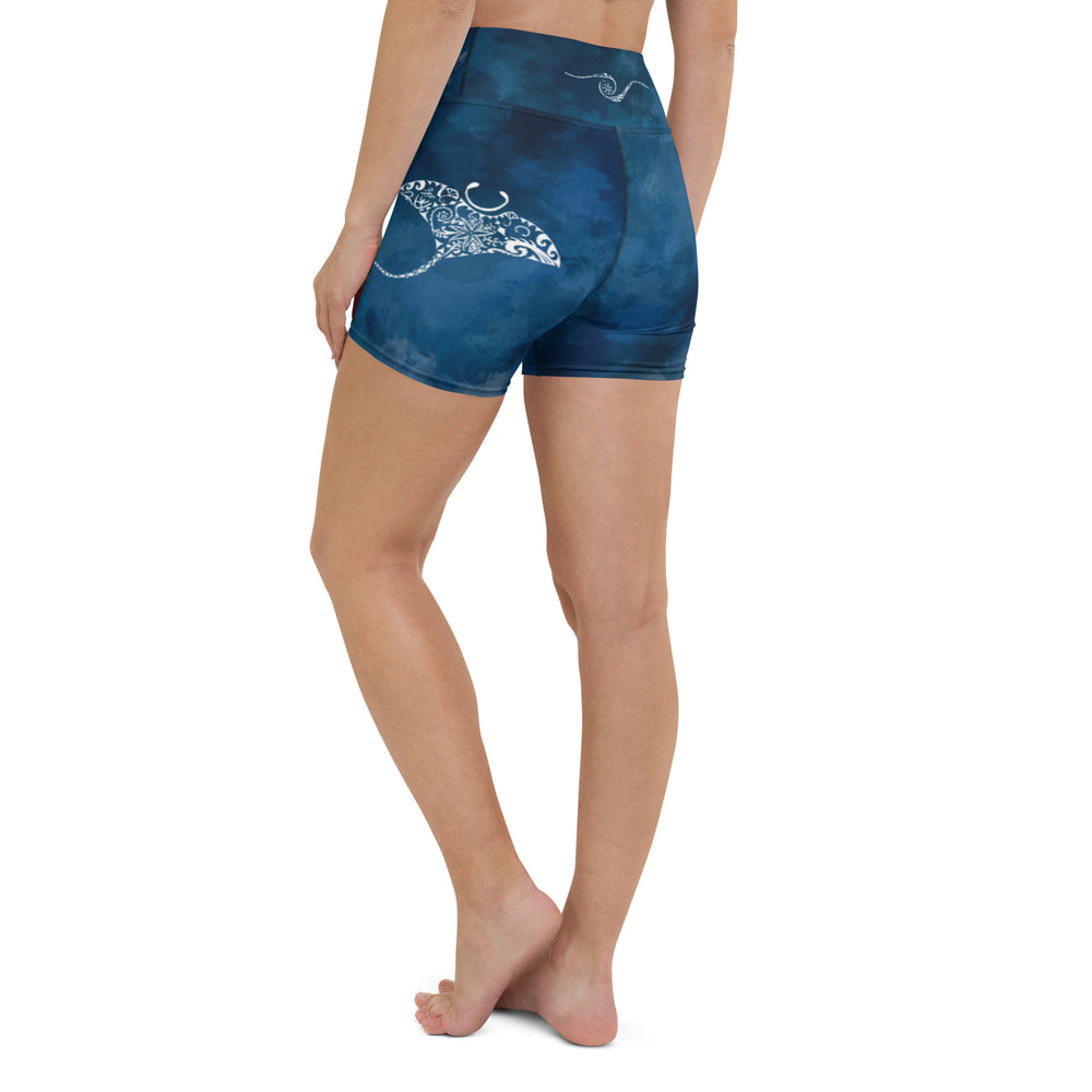 
                  
                    Blue Manta Yoga Shorts
                  
                