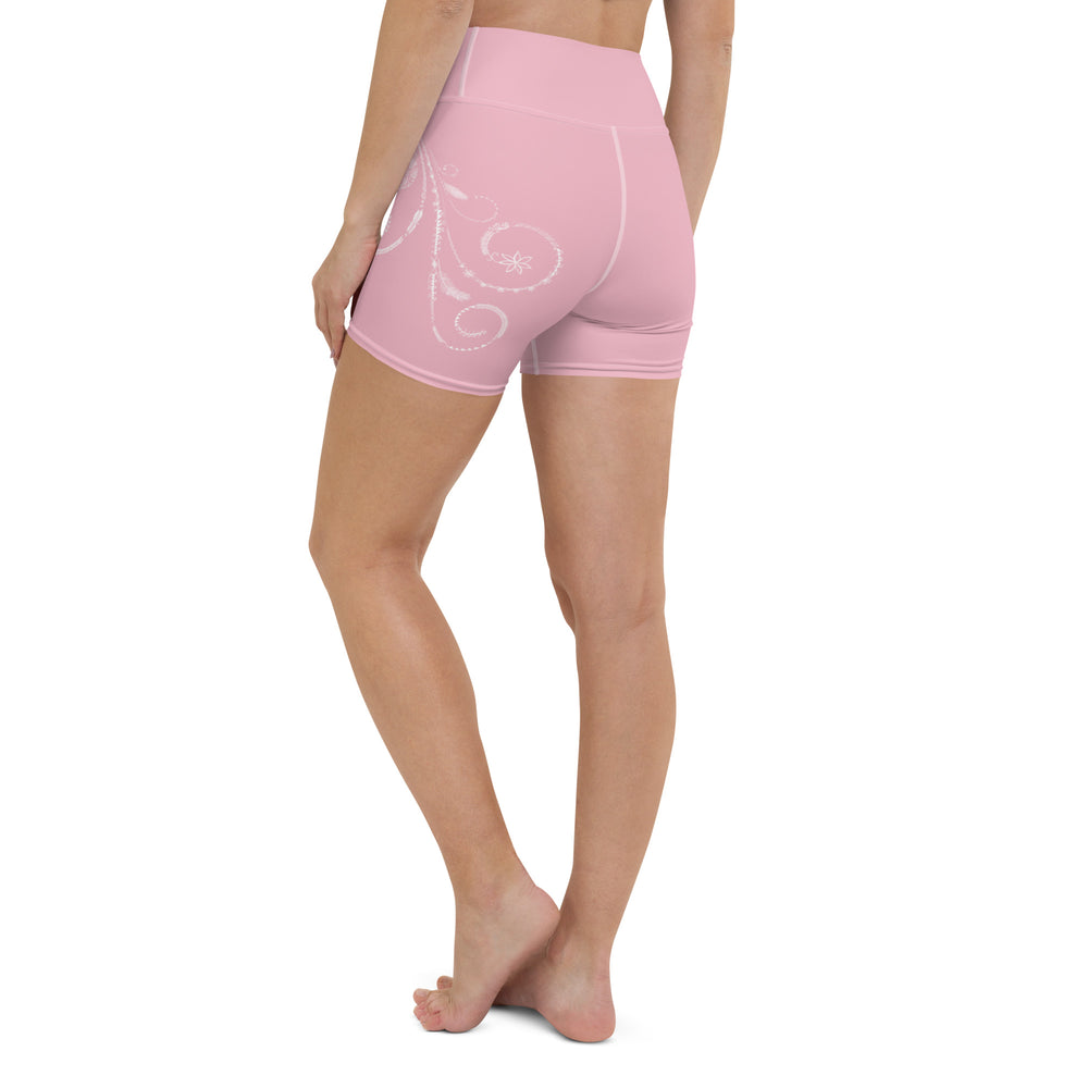 
                  
                    Lovely Pink Tiare Flow Yoga Shorts
                  
                