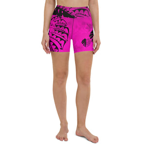 
                  
                    Pink Monstera Yoga Shorts Set
                  
                