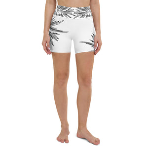 
                  
                    White Painapo Yoga Shorts
                  
                