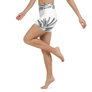 
                  
                    White Painapo Yoga Shorts
                  
                