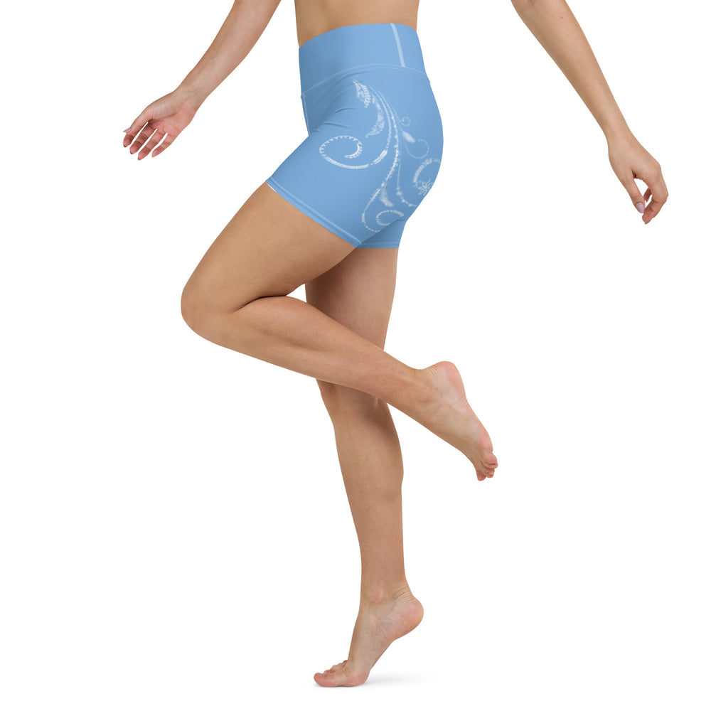 
                  
                    Sky Bleu Tiare Flow Yoga Shorts
                  
                