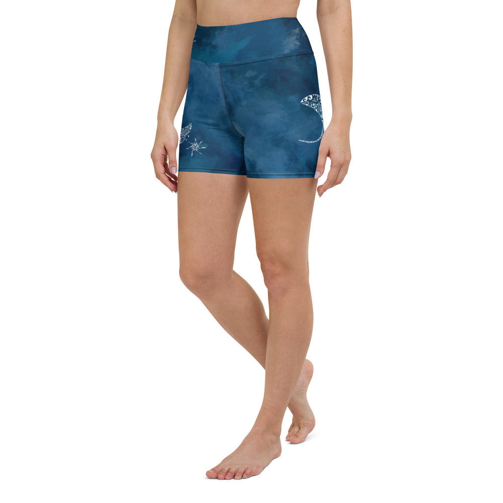 
                  
                    Blue Manta Yoga Shorts
                  
                