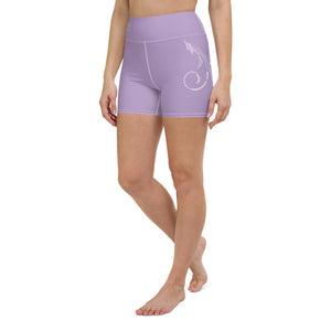 
                  
                    Lavender Tiare Flow Yoga Shorts
                  
                