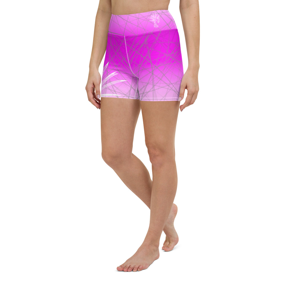 
                  
                    Purple Painapo Yoga Shorts
                  
                