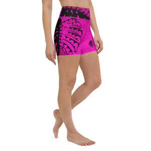 
                  
                    Pink Monstera Yoga Shorts Set
                  
                