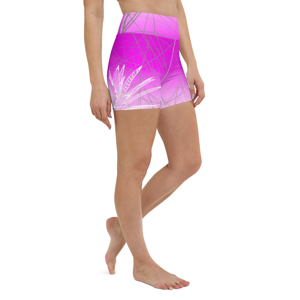 
                  
                    Purple Painapo Yoga Shorts
                  
                